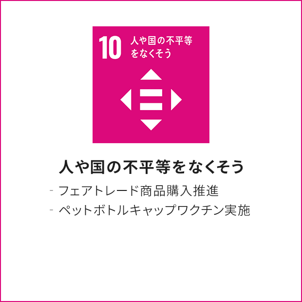 10.人や国の不平等をなくそう