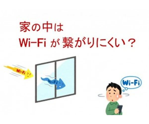 家の中はWi-Fiが繋がりにくい？